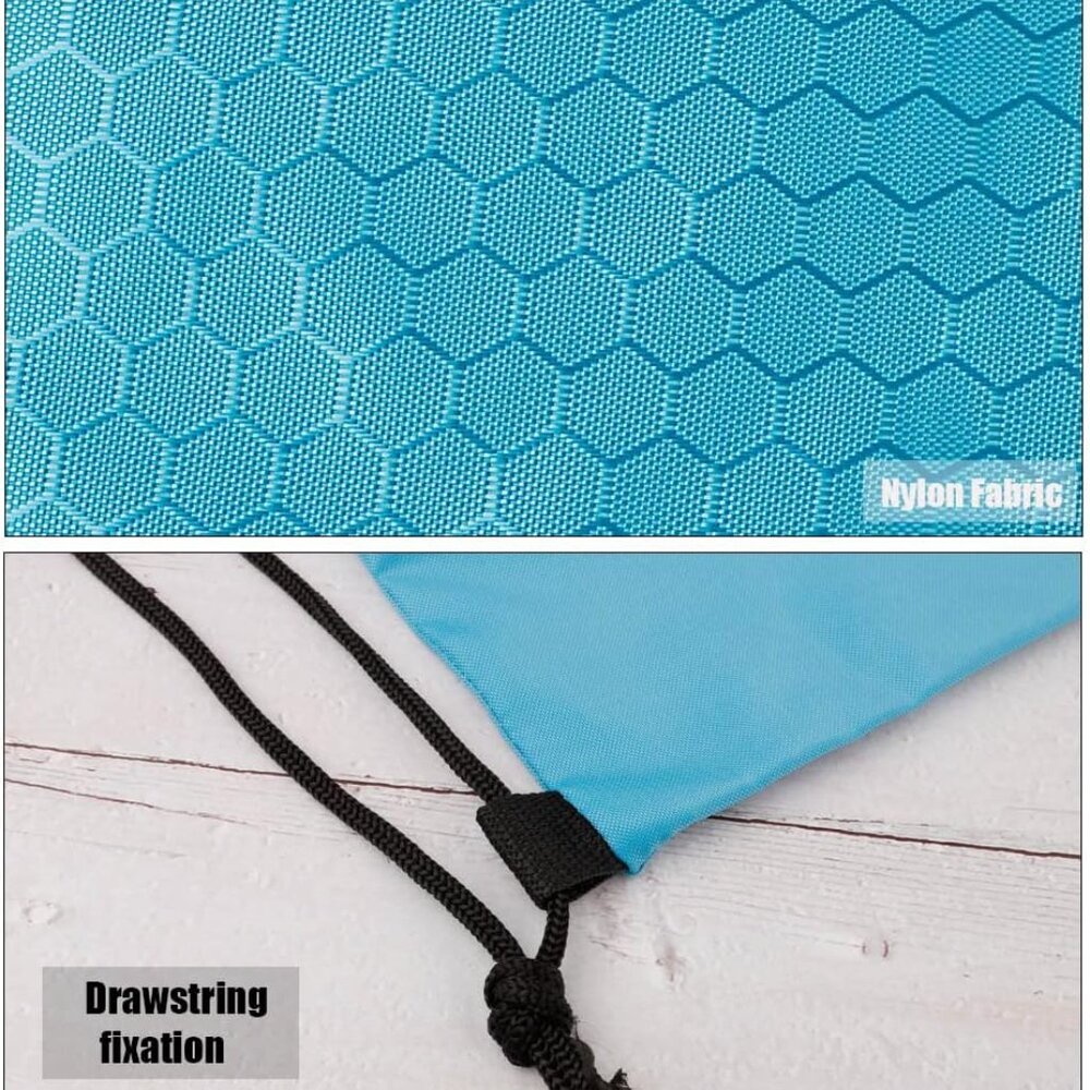 Drawstring Backpack Bag, Waterproof Draw String B… - image 4